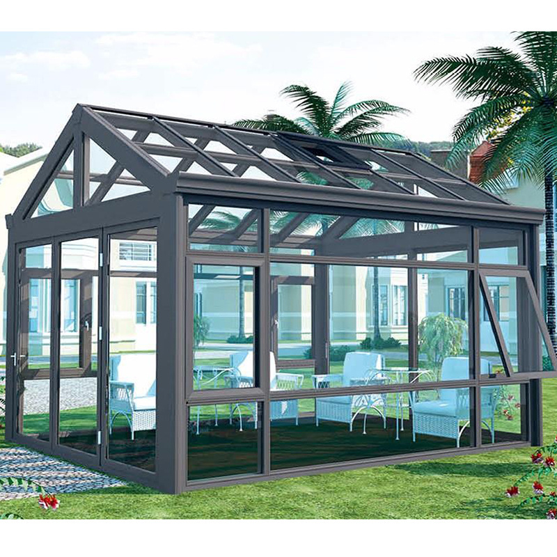 New zealand sunroom portable modular antique prefabricated glass house smallest sunroom