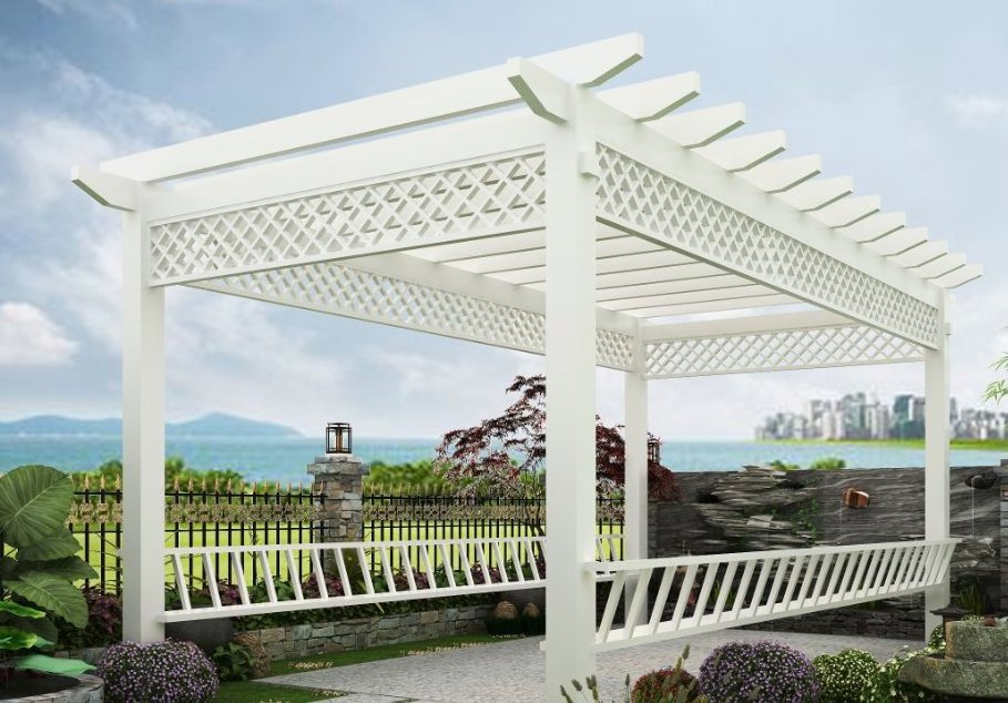 Sunroof Pergola Garden Patio Metal Gazebo Waterproof