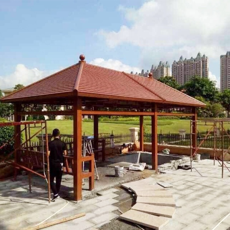 Aluminum metal roof pergola gazebo 5x5 6x6 tent