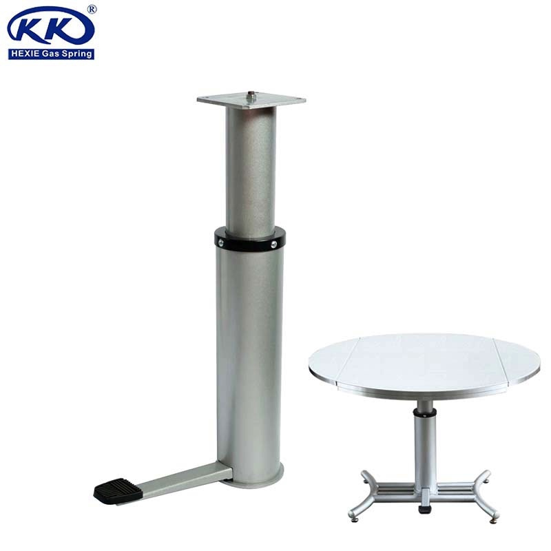 Customized Adjustable Round Sliver Table Base Telescopic Leg For Table