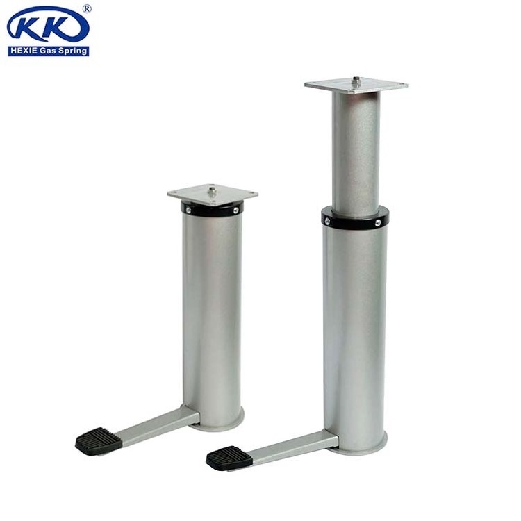 Customized Adjustable Round Sliver Table Base Telescopic Leg For Table