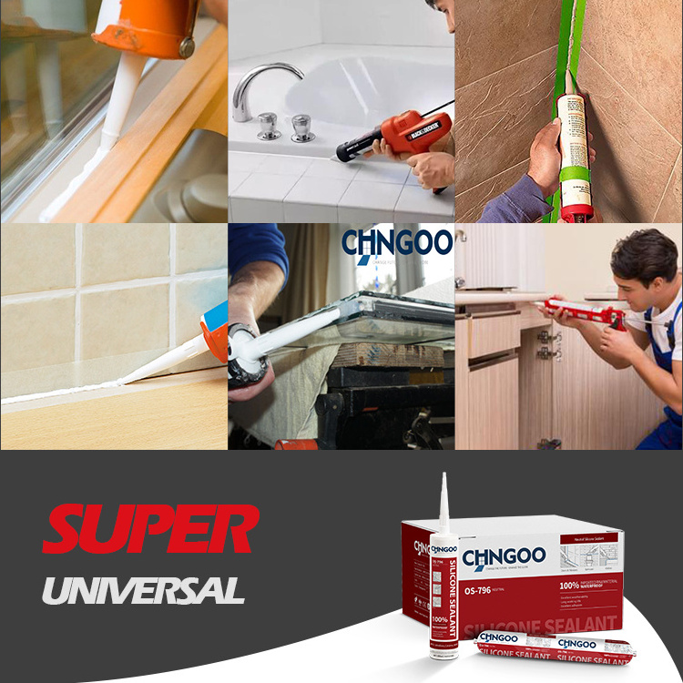 caulk decoration Interior neutral sealant and silicone  bulk  structural glazing tape sealant adhesive GP weatherproof