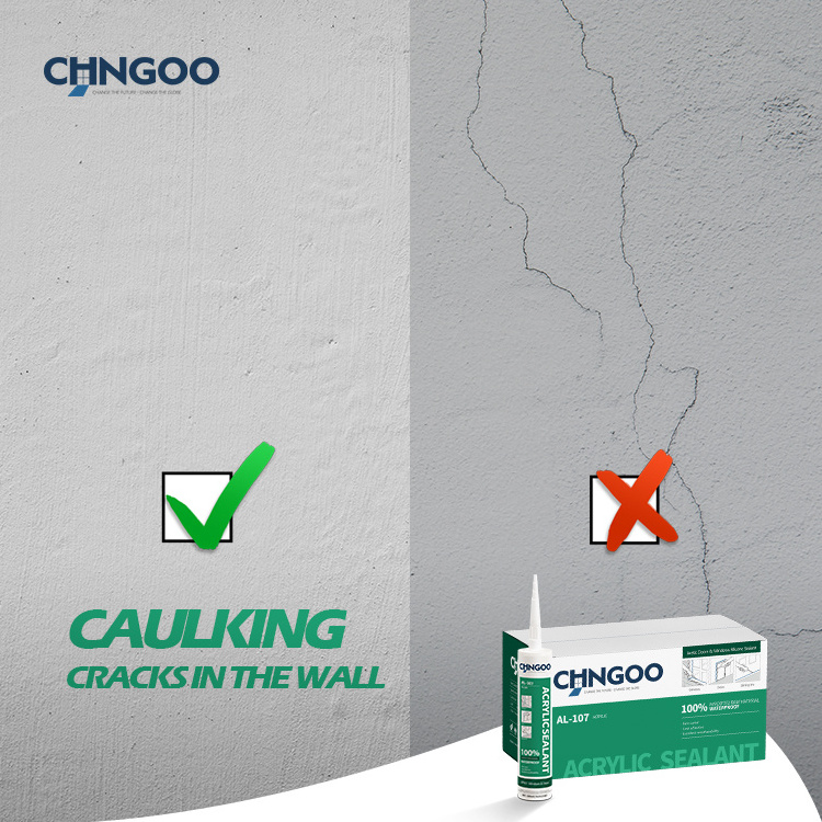 CHNGOO Wholesale White Acrylic Sealant And Bulk Caulking For Kitchen Bathroom