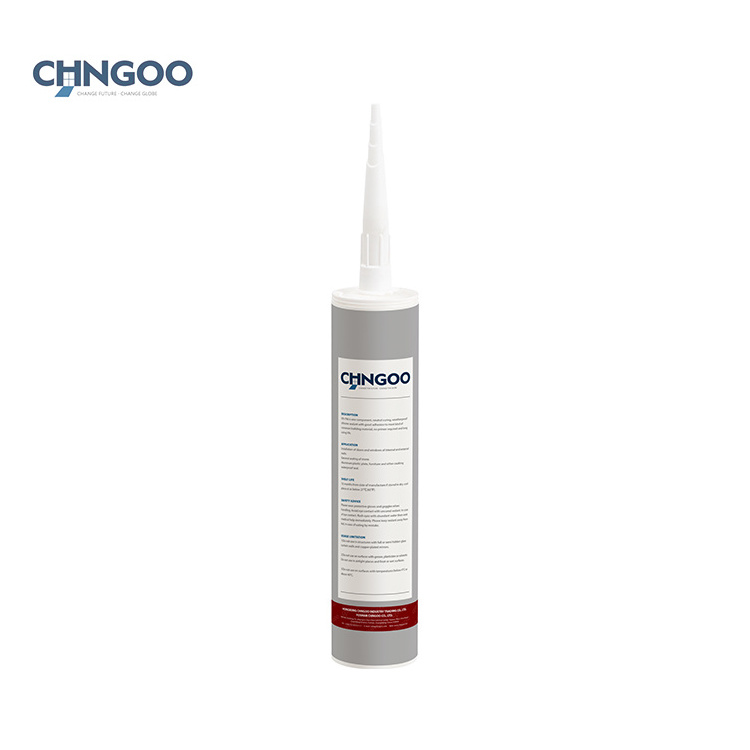 CHNGOO sealant consistency paste polymer100% silicone sealant for double glazing glass and plastic and metal