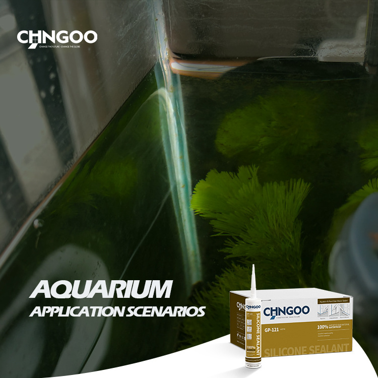 CHNGOO China manufacturer chemical sealant aquariums fish tanks glass aluminium aquarium silicon with Bestar Price