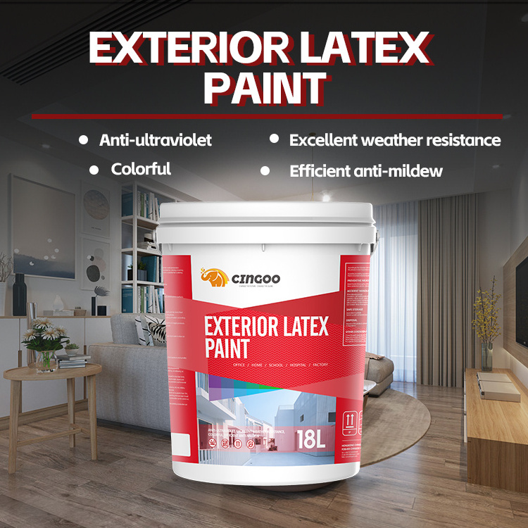 CINGOO Heat resistant thermo sealer exterior latex exterior paint wall paints for exterior wall