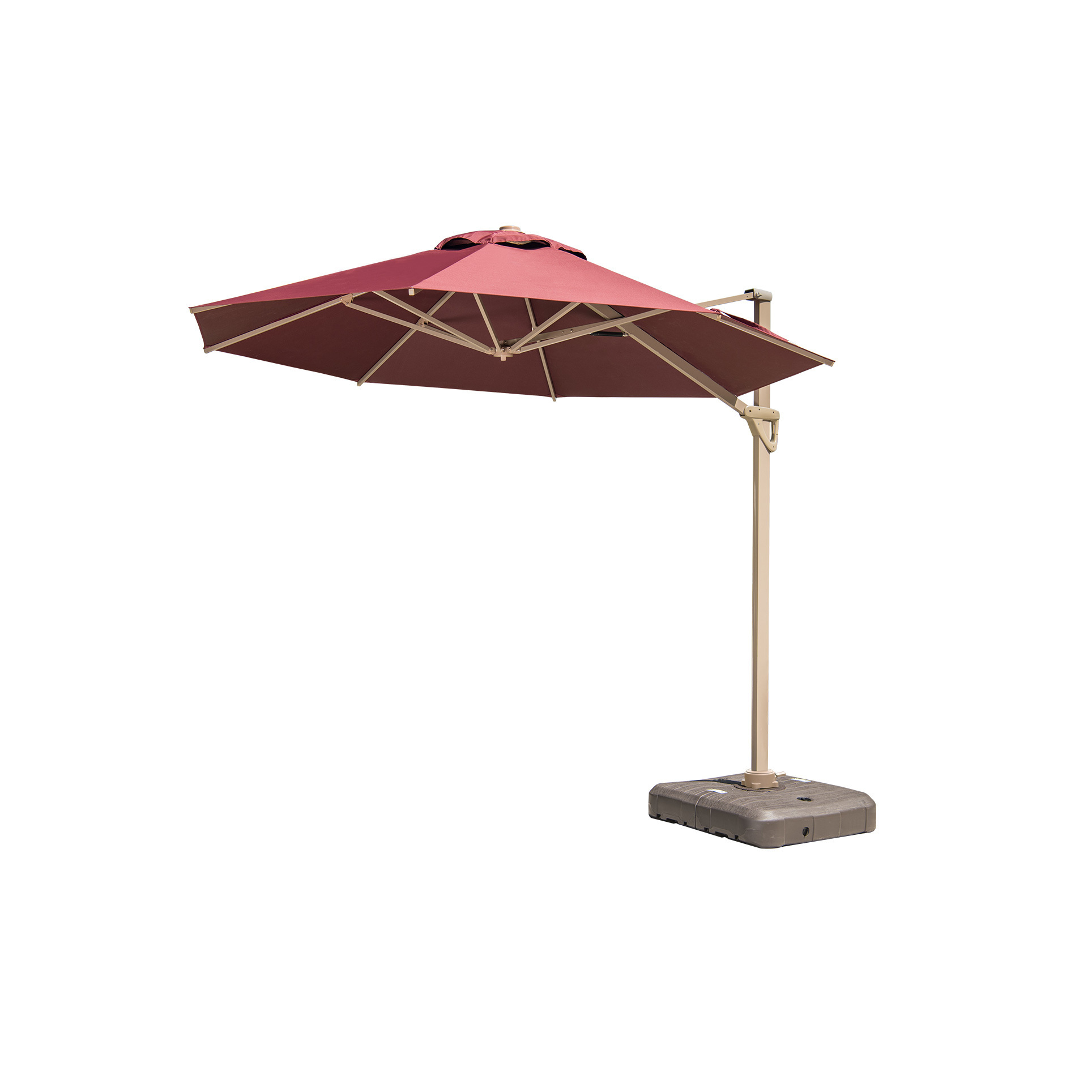 high quality rectangular patio umbrella outdoor waterproof garden umbrella cost-effective hydraulic umbrella