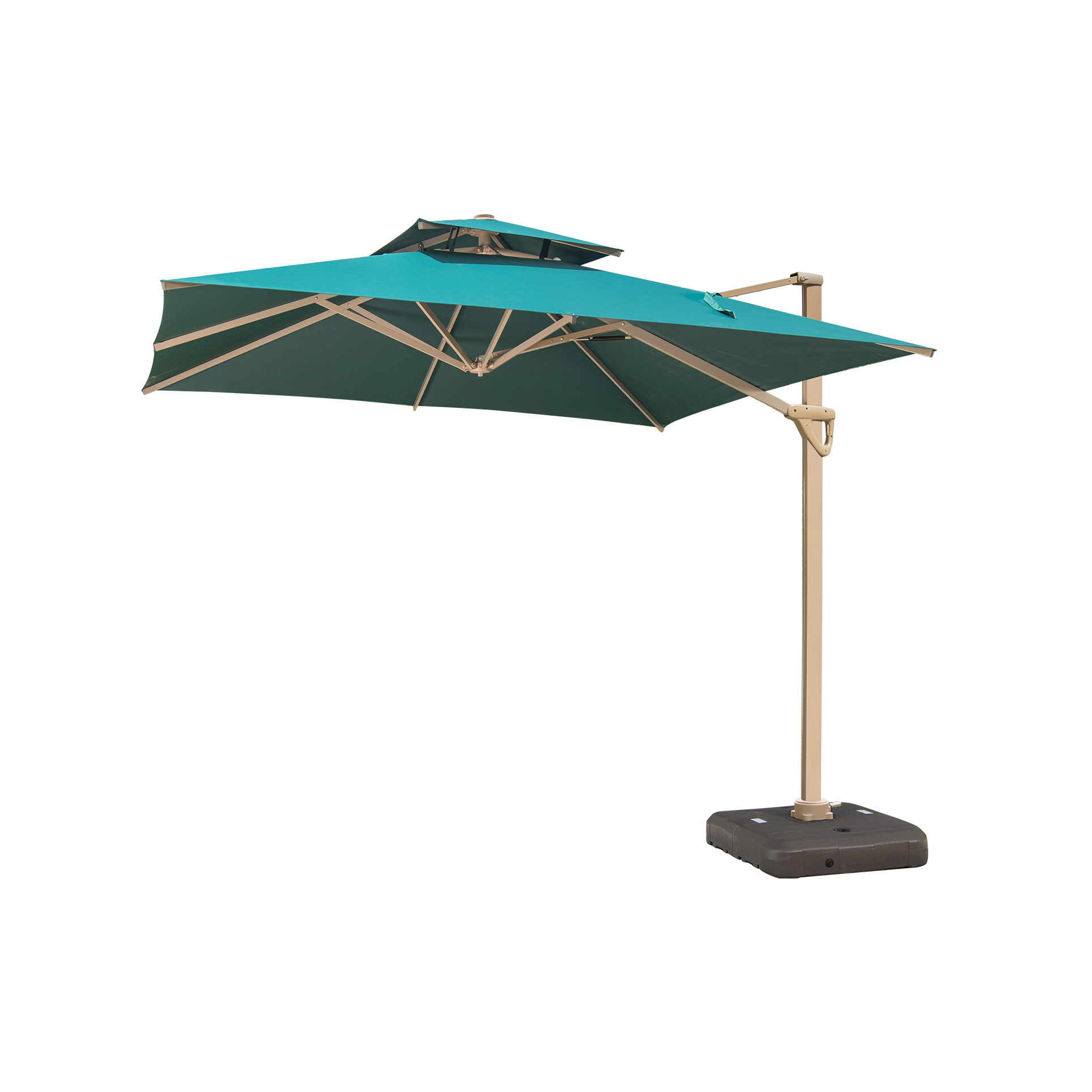 high quality rectangular patio umbrella outdoor waterproof garden umbrella cost-effective hydraulic umbrella