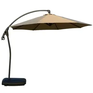 Hanging Banana Waterproof Cantilever Garden Beach Parasol Patio Sun Parasol Aluminum Iron Outdoor Restaurant Umbrella