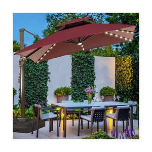 [HUAHONG]Victoria Rome Umbrella Outdoor Leisure Parasol Garden Patio Restaurant 150KG Strongest Water Tank Base