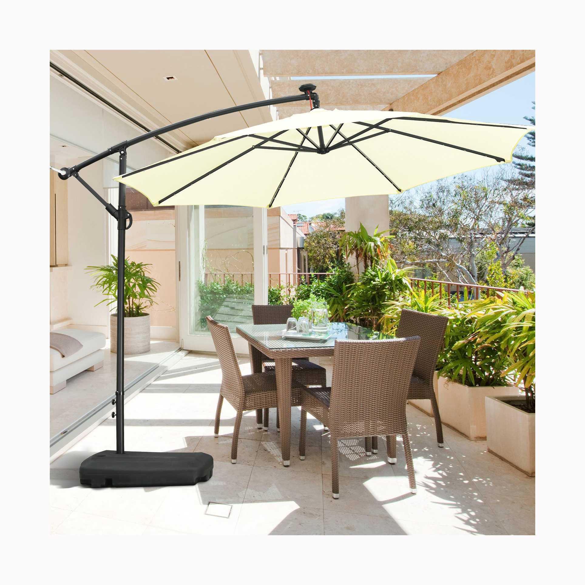 Wholesale cheap umbrella custom market parasol Outdoor garden patio umbrella for parking lot