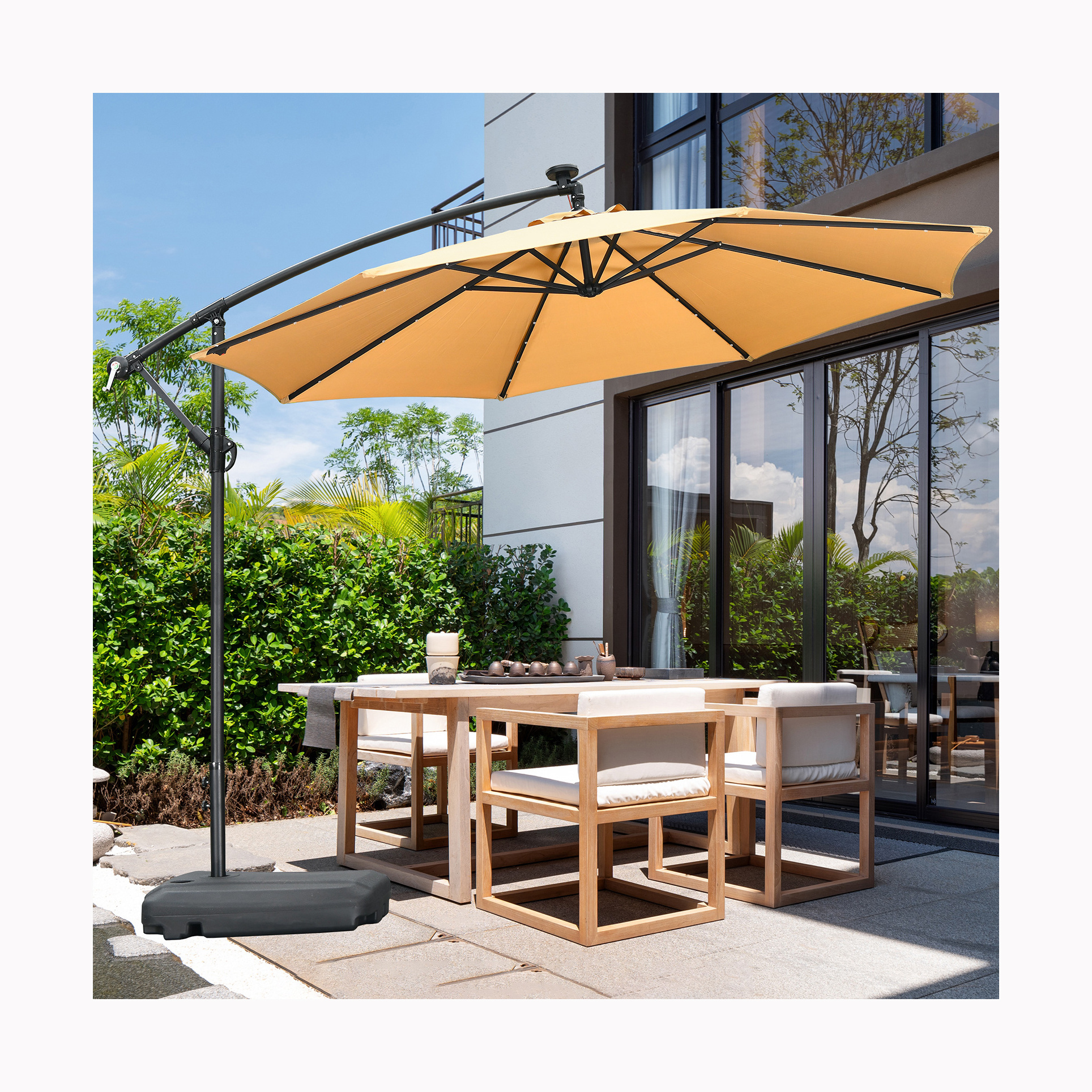 Wholesale cheap umbrella custom market parasol Outdoor garden patio umbrella for parking lot