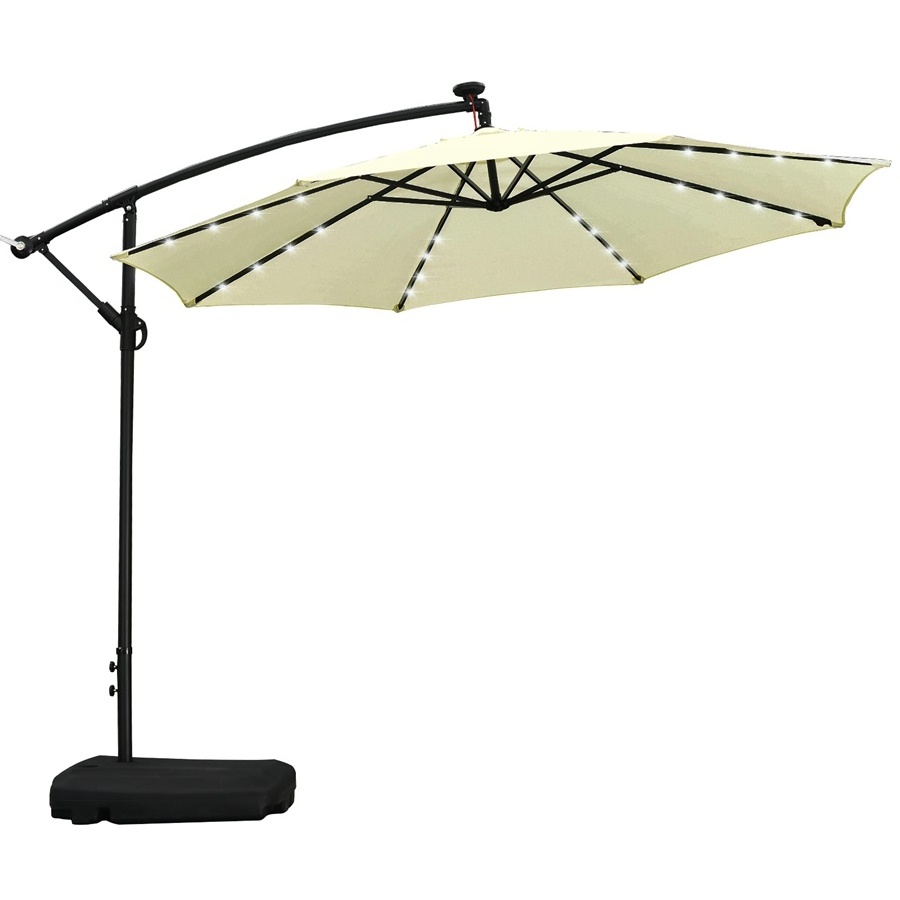 2024 Best Sale Waterproof 10ft hanging Patio Outdoor Market Parasols Big Garden Umbrella