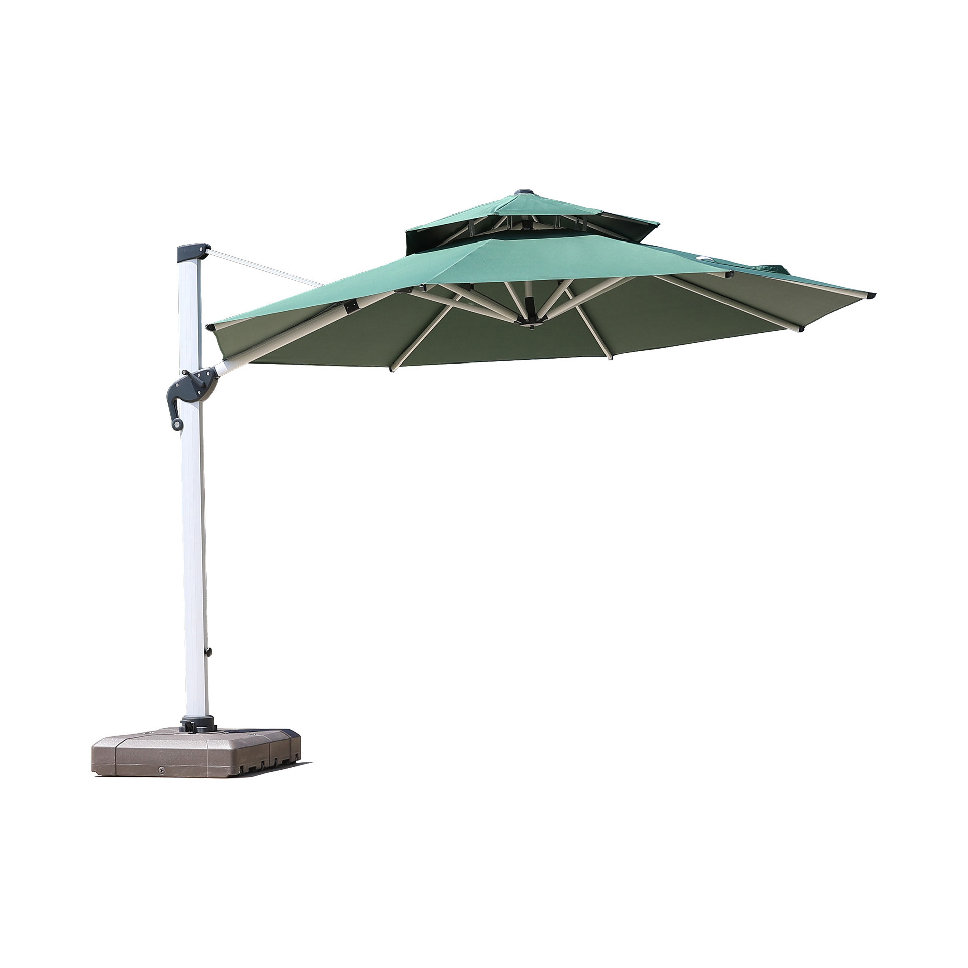 Wholesale Outdoor Backyard garden Patio Umbrella Roman Umbrella Parasol with Water Tank Base