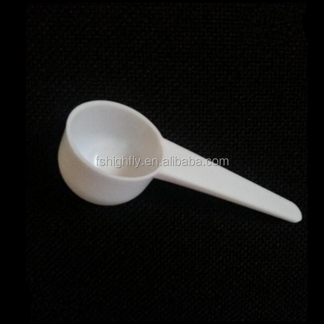 White Plastic Measuring Spoon Scoop 5g 5ml 1Tsp Teaspoon Protein Powder