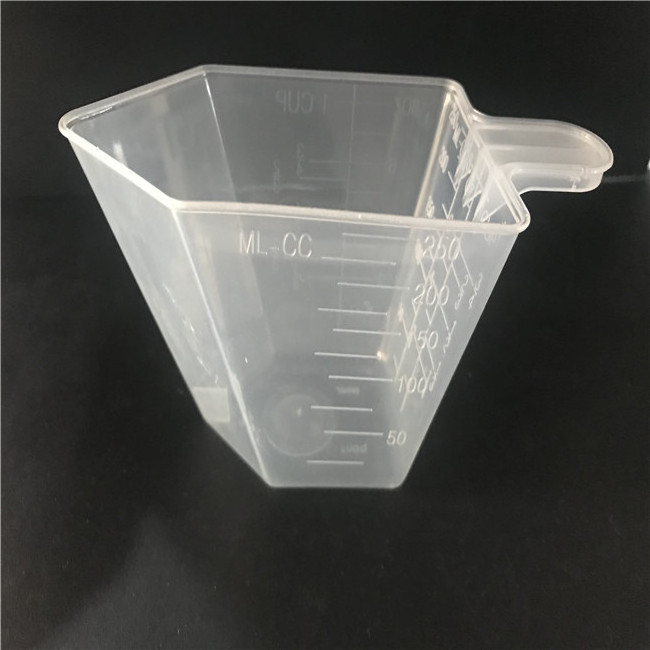 250ml/125g Clear Plastic Scoops Cups Measuring Disposable 5 ounce Scoop 5 oz