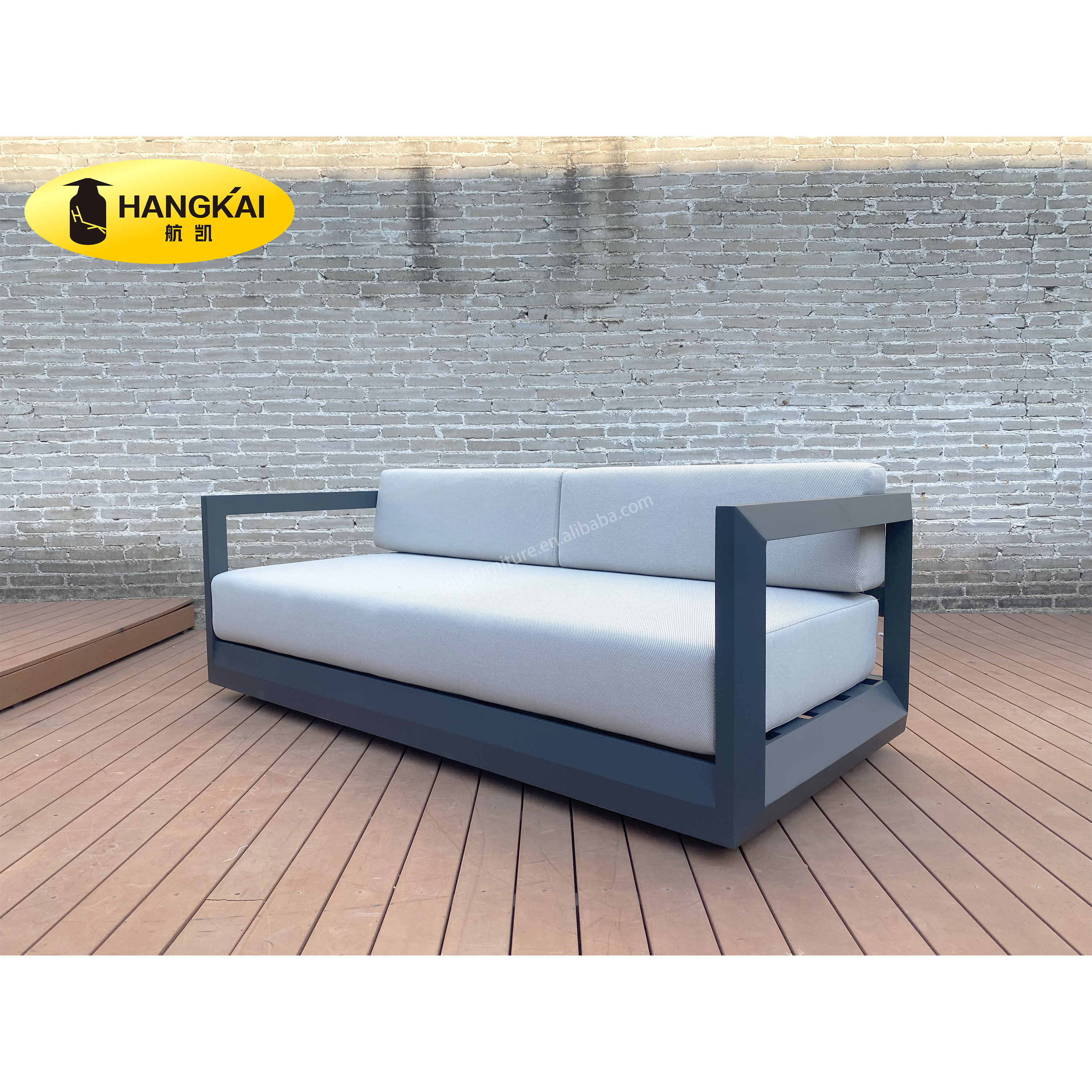 modern outdoor furniture metal outdoor furniture cast aluminum sofa patio metal garden sofa