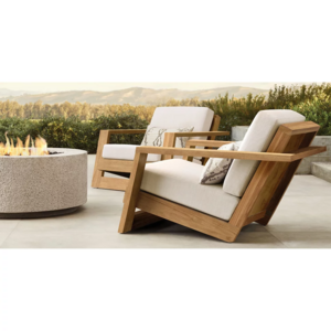 modern luxury outdoor chairs garden used patio furniture teak sofa set with footrest ottoman used teak outdoor furniture