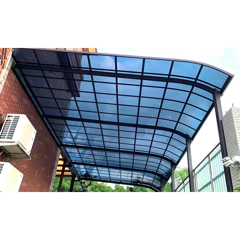 Normal Aluminum Frame Roof Awning Manito Sunshade Polycarbonate Sheet Patio Cover Balcony Canopy