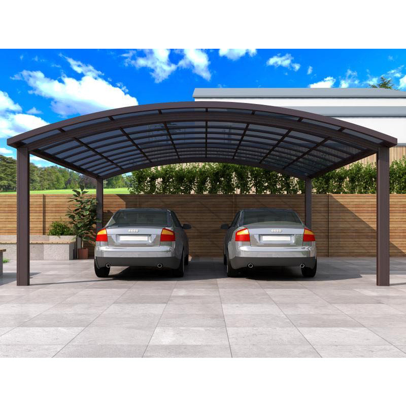 Carports for car parking 2 cars Easy assembly garage aluminum canopies Durable Weatherproof white canopy