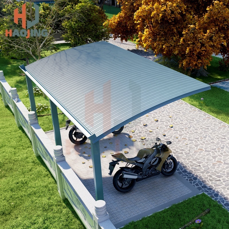 Car shed Parking shed Aluminum Carport metal aluminum tile pergola Garage canopy insulation panel car shed