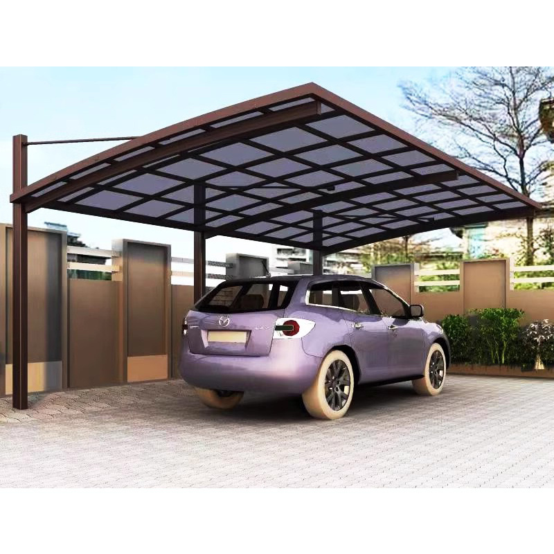 Carports for car parking 2 cars Easy assembly garage aluminum canopies Durable Weatherproof white canopy