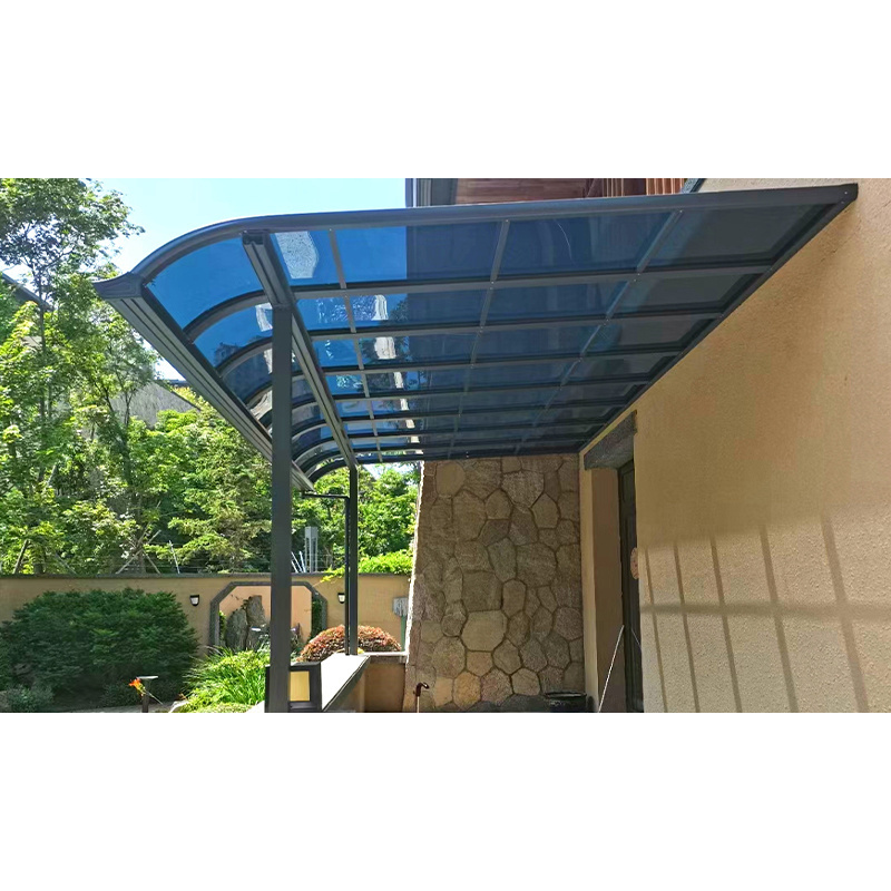 Normal Aluminum Frame Roof Awning Manito Sunshade Polycarbonate Sheet Patio Cover Balcony Canopy