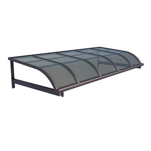 Wholesale customization awning Garden Canopy With Polycarbonate Roof Sunshade Aluminum Canopy