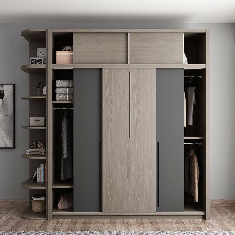 Factory Supply Mdf Door Bedroom Wardrobe And Dressing Table Locker Design