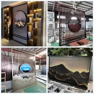 Room Decoration Perforated Metal Privacy Steel Screen Panels Screen