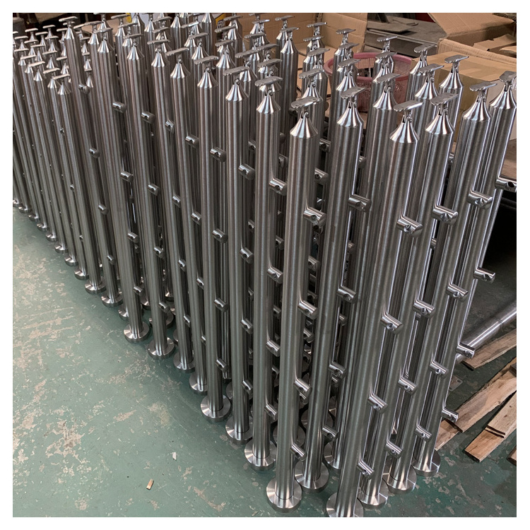 Factory supply SS304 SS316 stainless steel railing balustrade and handrails