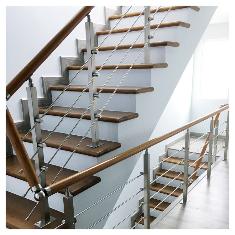 Factory supply SS304 SS316 stainless steel railing balustrade and handrails