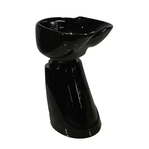 premium spa hair styling salon furniture backwash portable ceramic shampoo basin