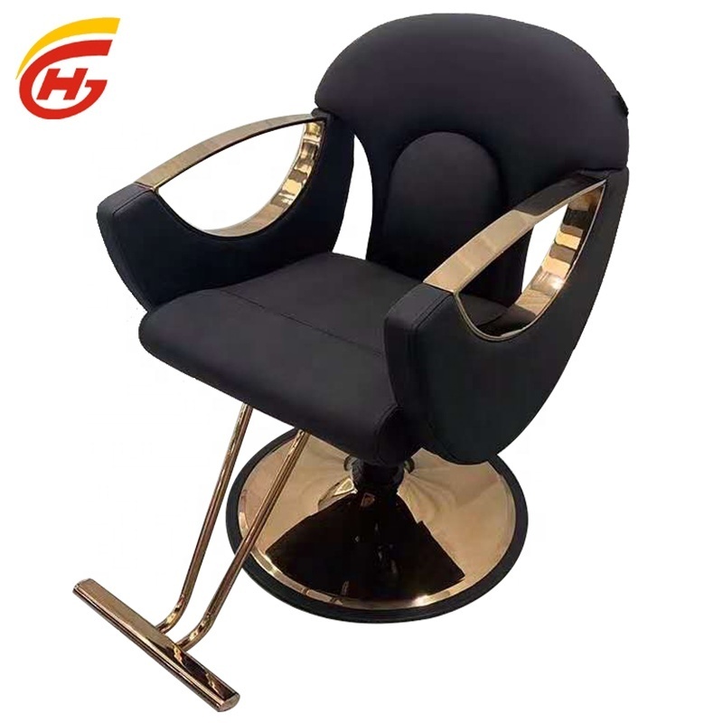 New European Styling Heavy Duty Hydraulic Purple Leather Barber Chair Salon Chair Styling chair