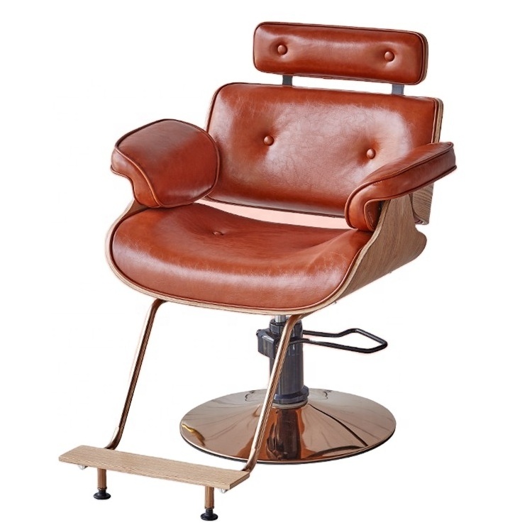 Cadeira para barbearia wood hairdresser chair used barber chairs for sale