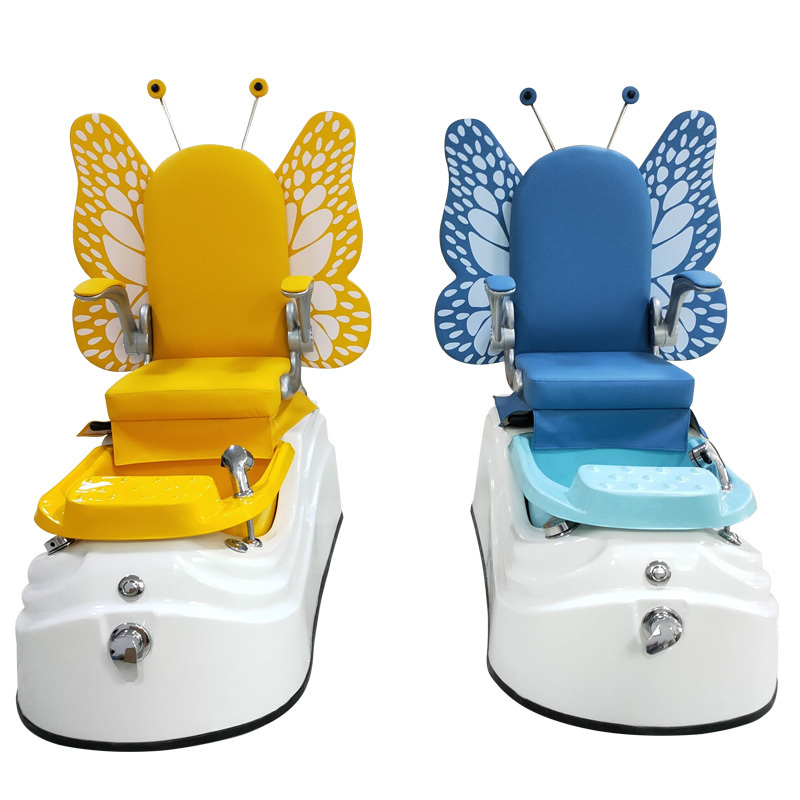 2023 luxury modern custom portable multifunction foot spa massage kids nails small yellow pedicure chairs for sale