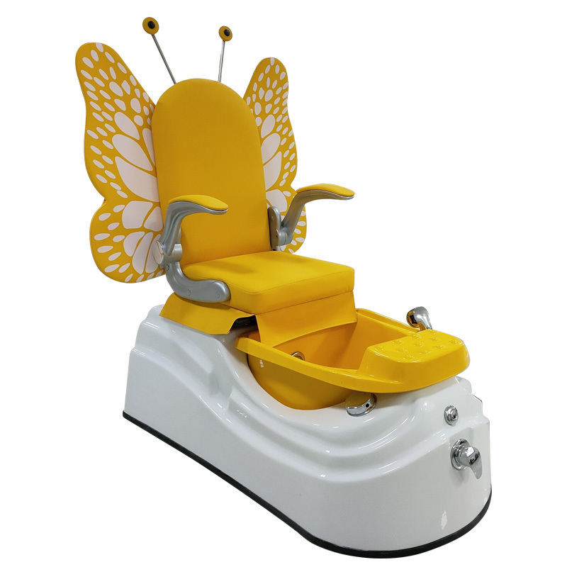 2023 luxury modern custom portable multifunction foot spa massage kids nails small yellow pedicure chairs for sale