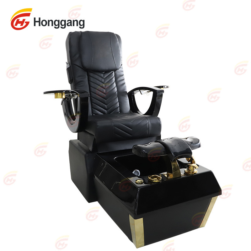 australia premium modern luxury black spa massage manicure pedicure chair of nail