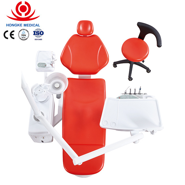 Hongke portable dental unit dental chair price with CE, ISO dental chair China