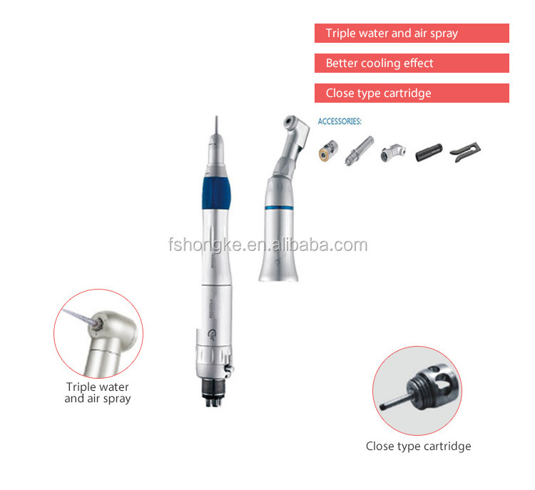 dental handpiece accessories straight head low speed handpiece for dentist