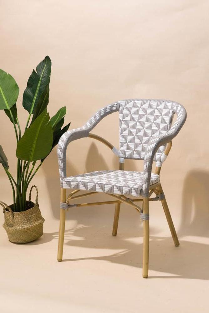 Multifunctional Steel Rattan Chair With Hidden Ottoman Flower