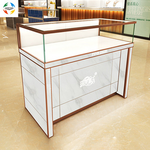 Professional Manufacturer Watch Display Counter Desk Switzerland Jewelry Wrist Watch Counter Display Furniture