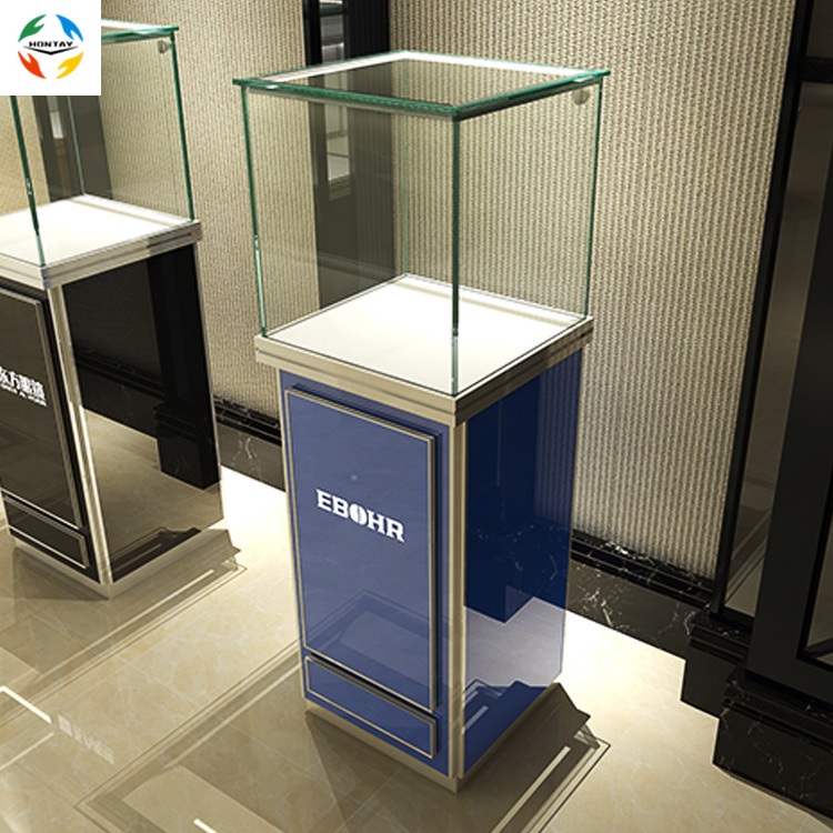 Factory Manufacturer Retail Store Display Shelf Jewelry Shop Vitrine Glass Showcase Display Boutique Wine Shop Stand Case