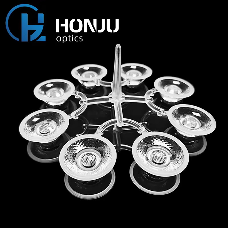 Oem Molding Clear Plastic Molding Transparent Parts Clear Plastic PMMA Plano LED Lens