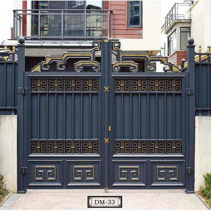 High Quality House Main Gate Designs Swing Driveway Gates Portail Aluminium Decorative Aluminum Gates