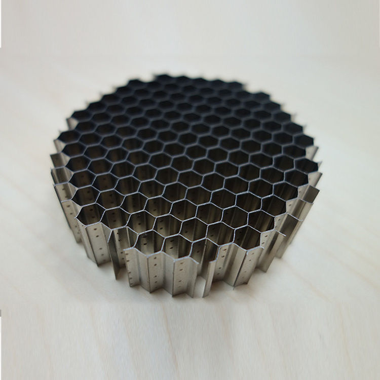 aluminum/stainless steel honeycomb core material