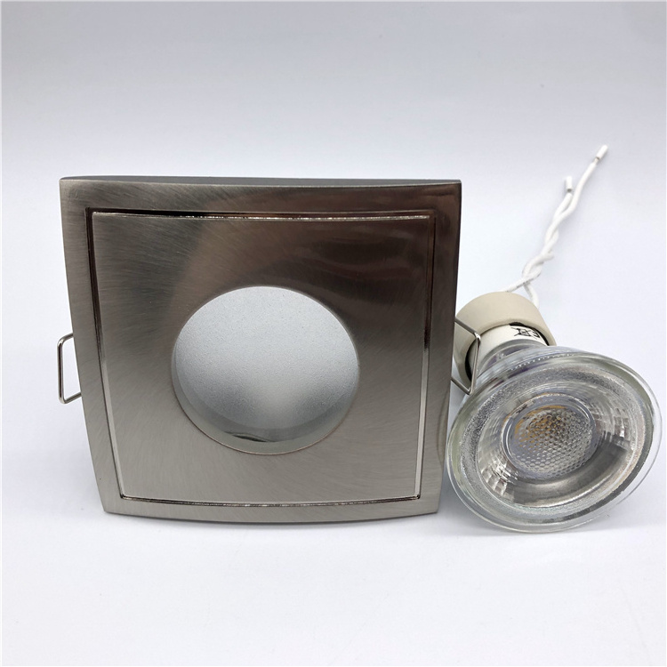 Die Casting Aluminium Frame Ip65 Shower Room Cob Lighting Fixture Recessed Water Proof Led Downlight