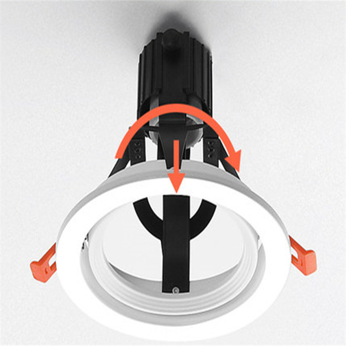 DA160 par30 e27 base recessed lamp holder par30 bulbs embedded light fixture