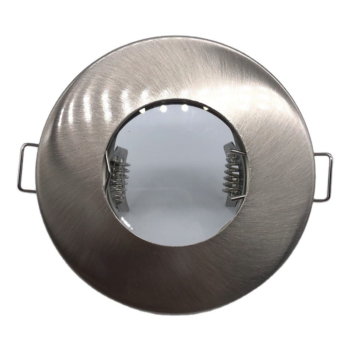 Round shape Small Mr16 Gu10 Halogen china bathroom fittings IP65 Water-Proof Recessed Down Light