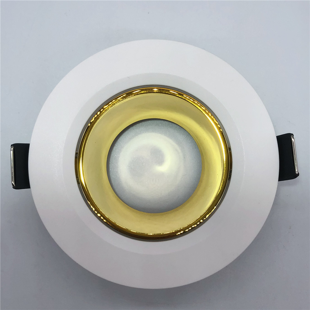 Hot sell plastic cover GU10 MR16 Fixtures Halogen LED Spot light Trims Aluminum Spotlight Housing Frame